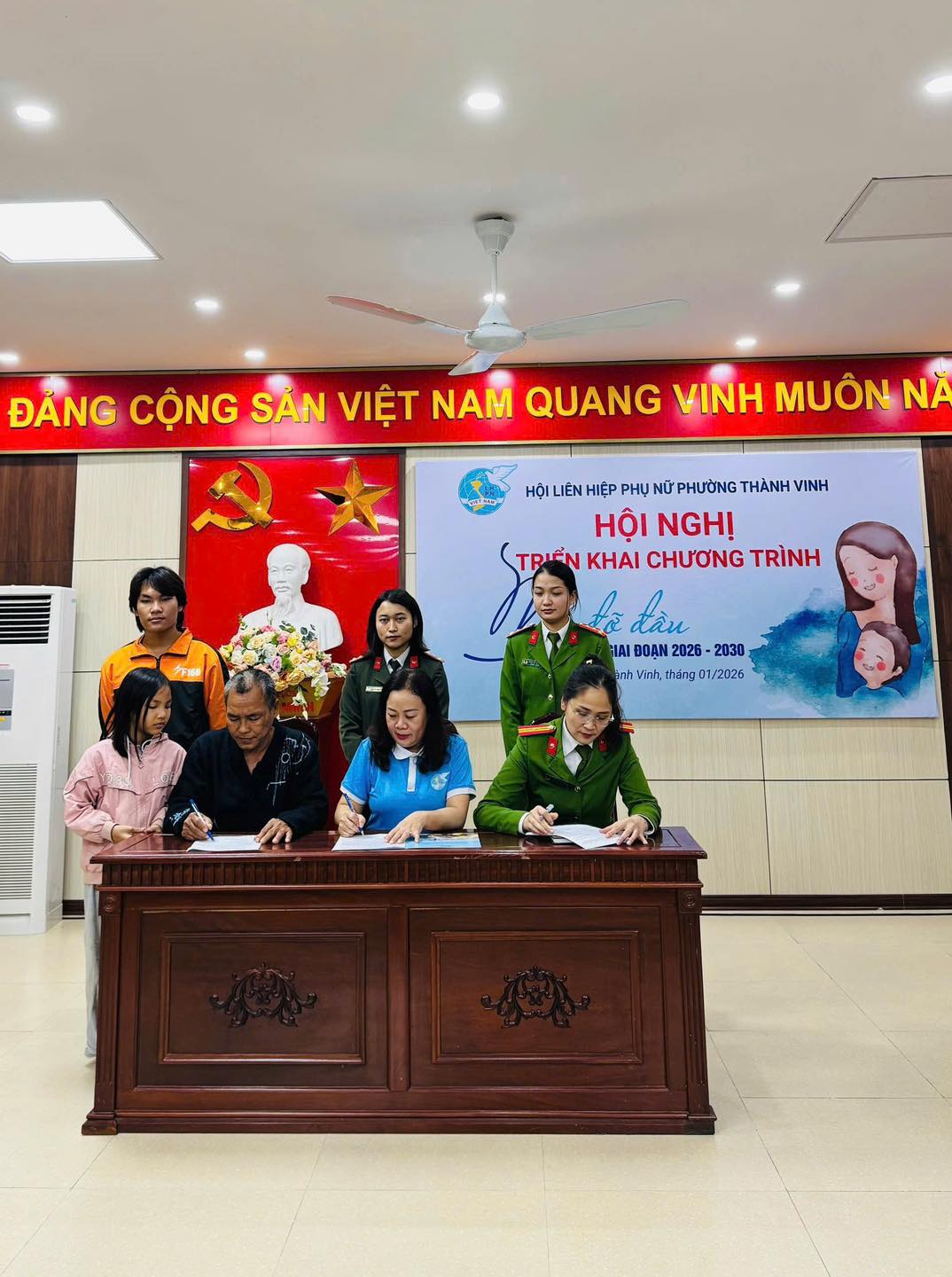 Lễ ký kết tại phường Thành Vinh